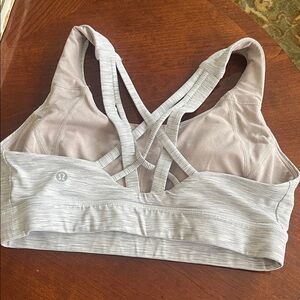 lululemon athletica Strappy Sports Bra - Light Gray
